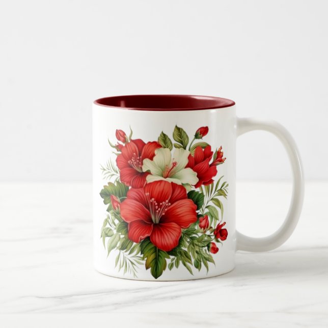 Caneca De Café Em Dois Tons Blossom BeauBeauty Mug (Direita)