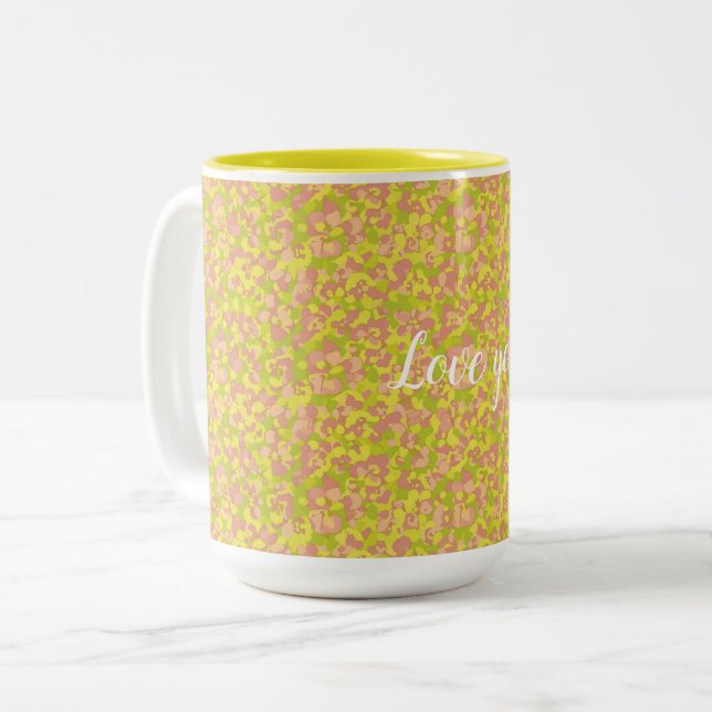 Caneca De Café Em Dois Tons Blossom Haze (Frente Esquerda)