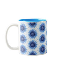 Blue Daisy Mug