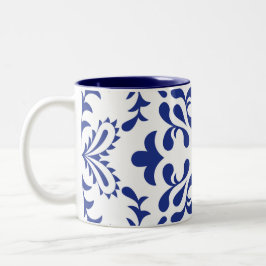 Caneca De Café Em Dois Tons Blue Fanfare