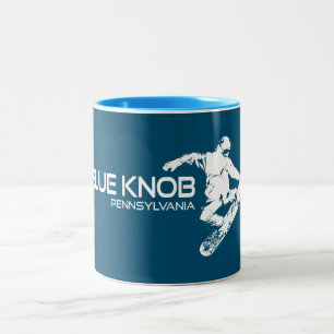Caneca De Café Em Dois Tons Blue Knob Pennsylvania Snowboard