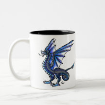 Blue Wyvern Mug
