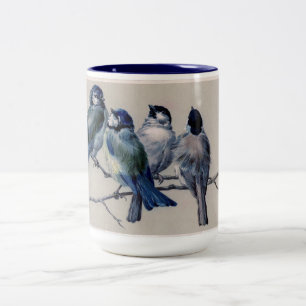 Caneca De Café Em Dois Tons Bluebird Haven Mug