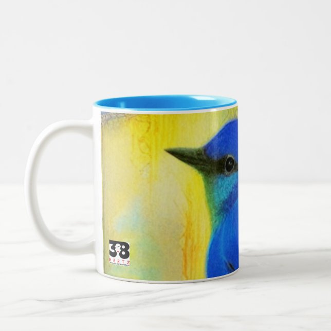 Caneca De Café Em Dois Tons Bluebird of Happy Mug (Esquerda)
