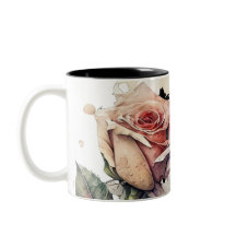 Blush Bloom Mug_manhã Rosa
