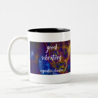 Caneca De Café Em Dois Tons Boas vibrações