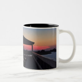 Caneca De Café Em Dois Tons Boathouse Sunset Mug