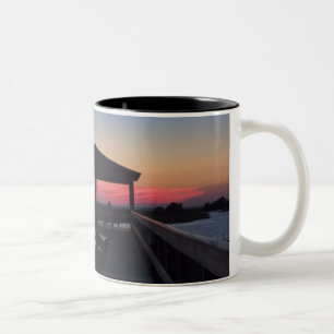 Caneca De Café Em Dois Tons Boathouse Sunset Mug