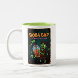 Caneca De Café Em Dois Tons Boba Bar – The Undead’s Favorite Drink! Coffee Mug