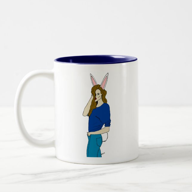 Caneca De Café Em Dois Tons bobina (Esquerda)