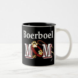 Caneca De Café Em Dois Tons Boerboel Dog MOM