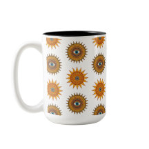 Boho Mandala Sun Third Eye - 90s Graphic Art Print