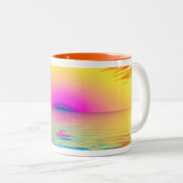 Caneca De Café Em Dois Tons Boho Sunset Mug