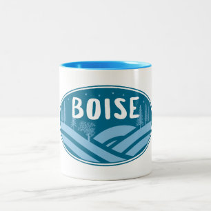 Caneca De Café Em Dois Tons Boise Idaho no Exterior