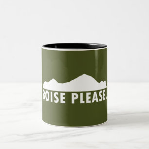Caneca De Café Em Dois Tons Boise, por favor