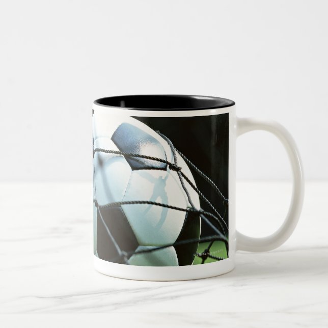 Caneca De Café Em Dois Tons Bola de futebol 3 (Direita)