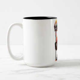Caneca De Café Em Dois Tons Bold Sci-Fi Warrior - Mug de Dois Toneladas