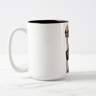 Caneca De Café Em Dois Tons Bold Sci-Fi Warrior - Mug de Dois Toneladas