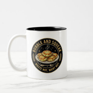 Caneca De Café Em Dois Tons Bolha e Chiado Não Desperdice, Não Faltará