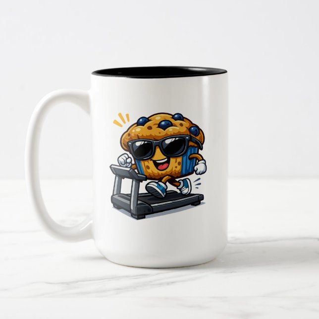 Caneca De Café Em Dois Tons Bolo de Trilha (Esquerda)