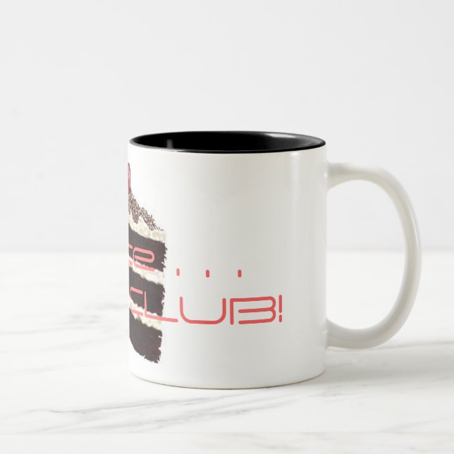 Caneca De Café Em Dois Tons BOLO obtido, CLUBE do BOLO do escritório…! (Direita)
