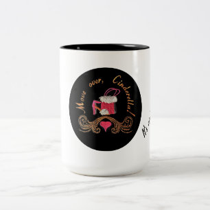 Caneca De Café Em Dois Tons Bolsa & calçados cor-de-rosa, movimento sobre,