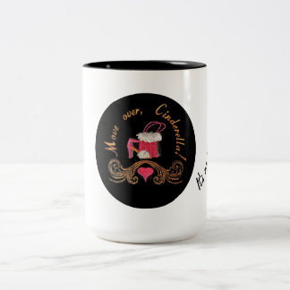 Caneca De Café Em Dois Tons Bolsa & calçados cor-de-rosa, movimento sobre,