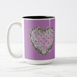 Caneca De Café Em Dois Tons Bom Amuleto do Amor