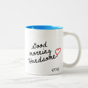 Caneca De Café Em Dois Tons Bom dia considerável!