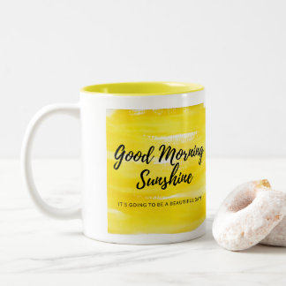 Caneca De Café Em Dois Tons Bom dia Sunshine 11oz mug