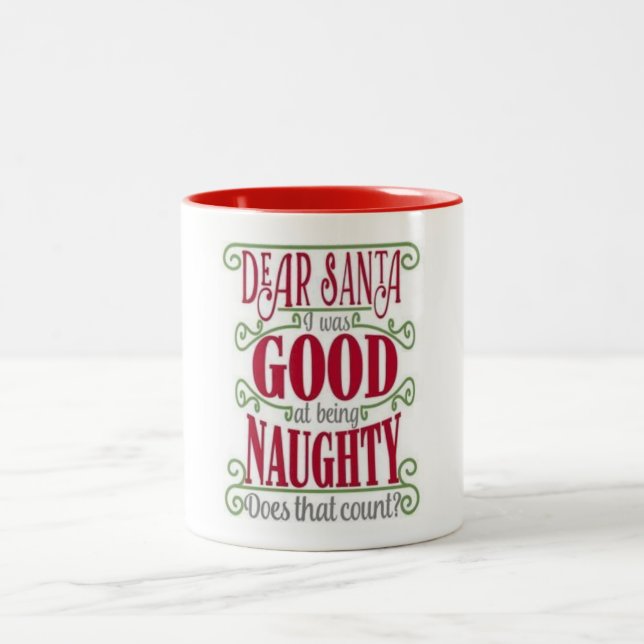 CANECA DE CAFÉ EM DOIS TONS *BOM EM SER MALVADO* NATAL (Centro)