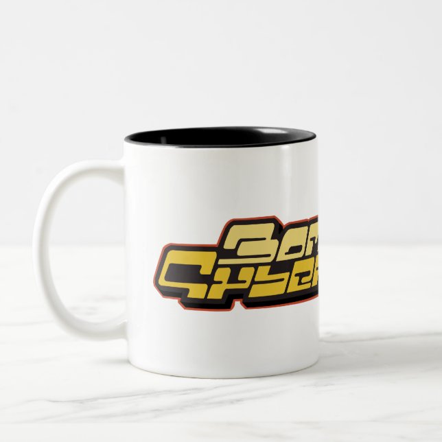 Caneca De Café Em Dois Tons Bomb Rush Cyberfunk (Esquerda)