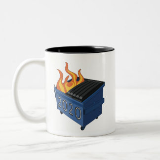 Caneca De Café Em Dois Tons Bomba de lixo
