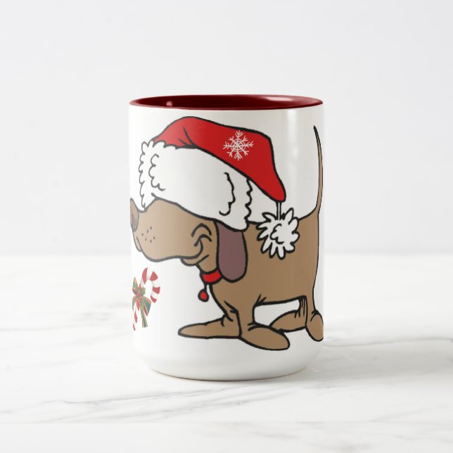 CANECA DE CAFÉ EM DOIS TONS ****BOMBA DE NATAL PARA VOCÊ**** (Centro)