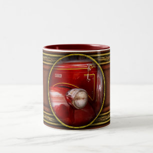 Caneca De Café Em Dois Tons  Bombeiro - Ward La France