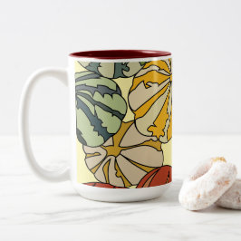 Caneca De Café Em Dois Tons Bombeiros Coloridos de outono