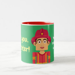 Caneca De Café Em Dois Tons Bombero