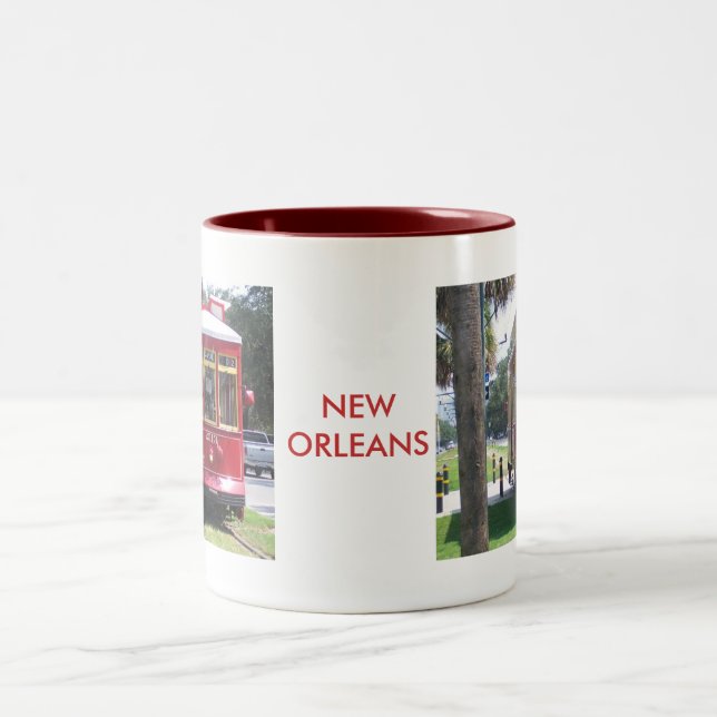 Caneca De Café Em Dois Tons Bonde de Nova Orleans (Centro)