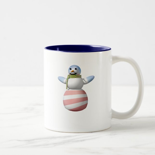 CANECA DE CAFÉ EM DOIS TONS BONECO DE NEVE DE OBAMANABLE (Direita)