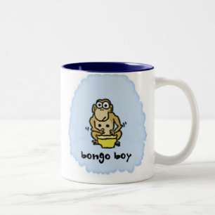 Caneca De Café Em Dois Tons Bongo Boy Mug