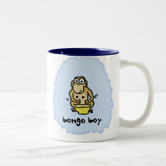 Caneca De Café Em Dois Tons Bongo Boy Mug (Direita)