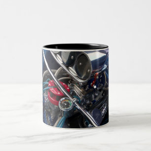 Caneca De Café Em Dois Tons Bonita Car-Motor Car