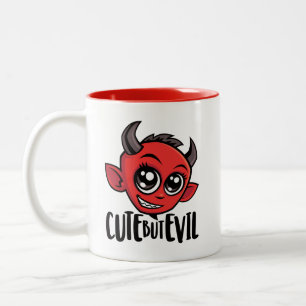 Caneca De Café Em Dois Tons Bonito Mas Mau