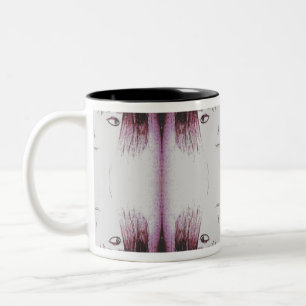 Caneca De Café Em Dois Tons Bonito menina