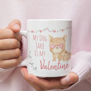 Caneca De Café Em Dois Tons Bonito Meu Cachorro é Meu Namorado Personalize  Du