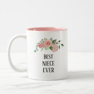 Caneca De Café Em Dois Tons Bonito Nieceever Personalizado Floral