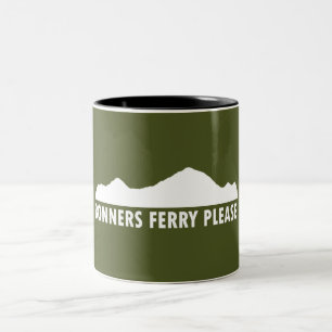 Caneca De Café Em Dois Tons Bonners Ferry Idaho Por Favor