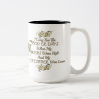 Bons Velhos Dias de Humor Mug das Mulheres