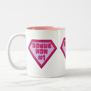 Caneca De Café Em Dois Tons Bônus Rosa Mãe Nº 1 Dia de as mães Café De Dois To