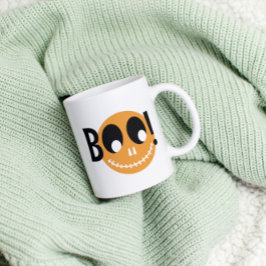 Caneca De Café Em Dois Tons Boo Halloween